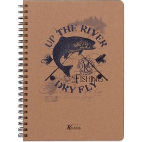 Keskin Color A6 80 Yaprak Çizgisiz Spiralli Set Kapak Kraft Defter
