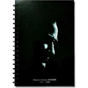 Keskin Color Atatürk 20x28 100 Yaprak Çizgili Spiralli Sert Kapak Defter