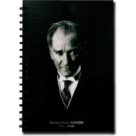 Keskin Color Atatürk 20x28 100 Yaprak Çizgili Spiralli Sert Kapak Defter