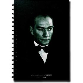 Keskin Color Atatürk 20x28 100 Yaprak Çizgili Spiralli Sert Kapak Defter