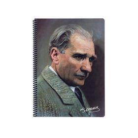 Keskin Color Atatürk A4 80 Yaprak Çizgili PP Kapak Spiralli Defter