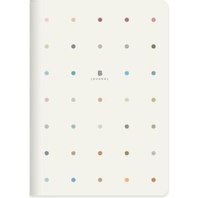 Keskin Color B. Journal 16 x 21.5 80 Yaprak Noktalı Beyaz Defter