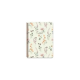 Keskin Color Çizgili 16x22 cm 80 Yaprak Karton Kapak 60 gr Beyaz Sayfa Çiçek Telli Defter