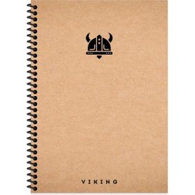 Keskin Color Çizgili La Plume Viking - Başlık 20X28 100 Yaprak - Kraft Defter