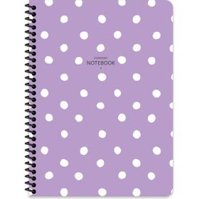Keskin Color Çizgili Puantiye 16,5 x 22,5 cm - Lila Defter