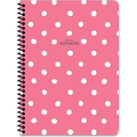 Keskin Color Çizgili Puantiye 16,5 x 22,5 cm - Pembe Defter