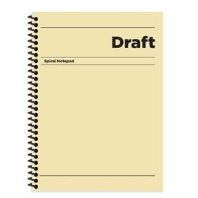 Keskin Color Çizgili Sert Kapak Draft Sarı 17x24 cm Spiralli Defter