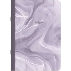Keskin Color Çizgili Tel Dikişli Kuşe Kapak Uninote Marble Mor 18.5x26 cm Defter