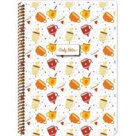 Keskin Color Coffee Çizgili Karton Kapak Spiralli A4 80 Yaprak Defter