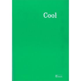 Keskin Color Cool Dikişli Yeşil Plastik Kapak 100 Yaprak A4 Çizgili Defter