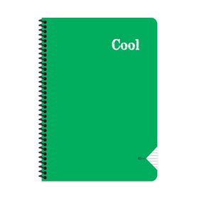 Keskin Color Cool Plastik Kapak Spiralli A4 40 Yaprak Çizgili Defter
