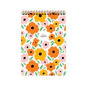 Keskin Color Daily Notes Spiralli Rengarenk Karton Kapak 72 Yaprak 17x24 cm Kareli Bloknot