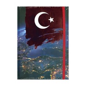 Keskin Color Defter Ciltli Lastikli Bayrak 17x24 96 Yp Çizgili Defter
