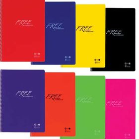 Keskin Color Defter Spiralli Plastik Çizgisiz Kapak A4 80 Yaprak Defter