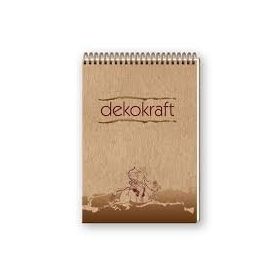 Keskin Color Dekokraft Çizgili 80 Yaprak 144104-99 A5 Spiralli Bloknot