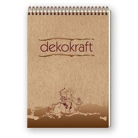 Keskin Color Dekokraft Kareli 80 Yaprak 144105-99 A5 Spiralli Bloknot