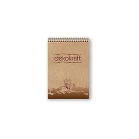 Keskin Color Dekokraft Kareli 80 Yaprak 144105-99 A5 Spiralli Bloknot