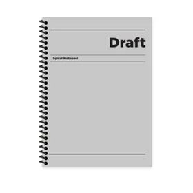Keskin Color Draft Gri Sert Kapak 80 Yaprak 17x24 cm Kareli Spiralli Defter