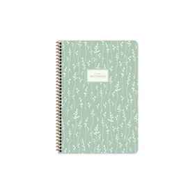 Keskin Color Flora Yeşil Pastel A4 Çizgili Defter