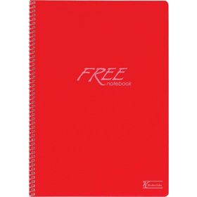 Keskin Color Free A4 60 Yaprak Çizgisiz Pp Kapak 60 gr 6'lı Spiralli Defter