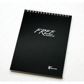 Keskin Color Free A5 100 Yaprak Kareli PP Kapak Spiralli Bloknot
