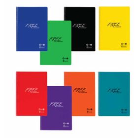 Keskin Color Free A6 80 Yaprak PP Kapak Spiralli Bloknot