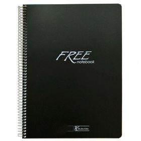 Keskin Color Free Spiralli Plastik Kapak Çizgisiz A4 100 Yaprak Defter