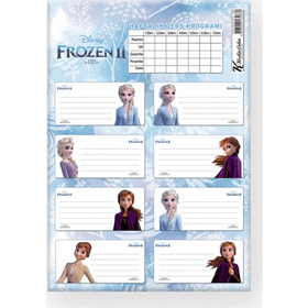 Keskin Color Frozen Elsa Okul Etiketi