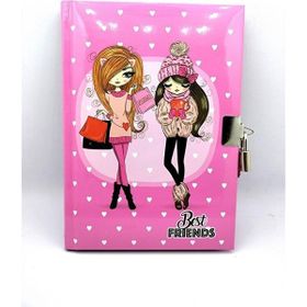 Keskin Color Hatıra Defteri Best Friends Kilitli 14x20 80 Yaprak Çizgili Defter