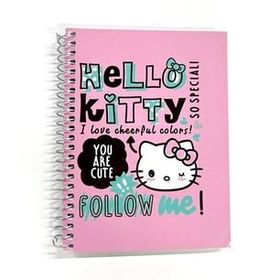 Keskin Color Hello Kitty 80 Yaprak Çizgili Spiralli Not Defteri