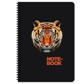 Keskin Color Jungle Spiralli Kaplan Karton Kapak 80 Yaprak A4 Çizgili Defter