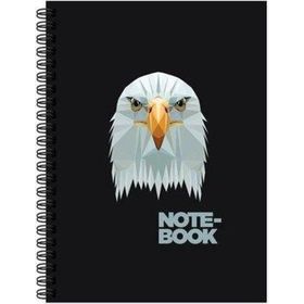 Keskin Color Jungle Spiralli Kartal 100 Yaprak Çizgili Sert Kapak 17 x 24 cm Defter