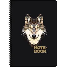 Keskin Color Jungle Spiralli Kurt Karton Kapak 80 Yaprak A4 Çizgili Defter