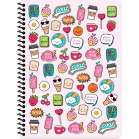 Keskin Color Kareli Sweet Fun 16.5 x 22.5 cm Pembe Defter