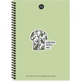 Keskin Color Karizma Hisli Şeyler 17x24 100 Yaprak Çizgili Sert Kapak Spiralli Defter