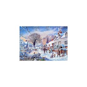 Keskin Color Kasabada Kış 2000 Parça Yapıştırıcı Hediyeli Puzzle