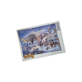 Keskin Color Kasabada Kış 2000 Parça Yapıştırıcı Hediyeli Puzzle