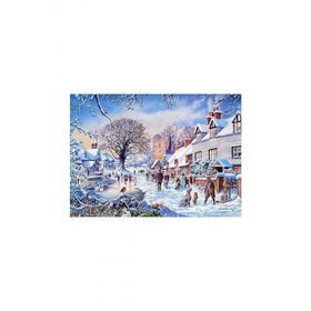 Keskin Color Kasabada Kış 2000 Parça Yapıştırıcı Hediyeli Puzzle