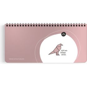 Keskin Color Katlandığıma Değdi Hisli Şeyler 13x27 Haftalık Planner