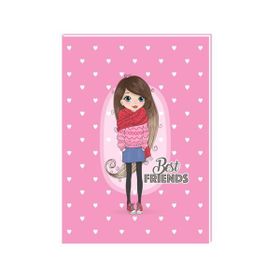 Keskin Color Keskin A4 40 Yp Kareli Tel Dikişli Karton Kapak Best Friends Defter