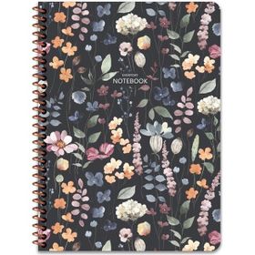 Keskin Color Keskin Color 16.5X22.5 Çizgili Çiçek 80 Yaprak Defter