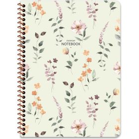 Keskin Color Keskin Color 16.5X22.5 Çizgili Çiçek 80 Yaprak Defter