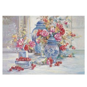 Keskin Color Kiraz ve Çiçekler 500 Parça Puzzle
