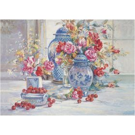 Keskin Color Kiraz ve Çiçekler 500 Parça Puzzle