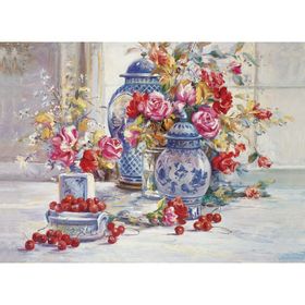Keskin Color Kiraz ve Çiçekler 500 Parça Puzzle