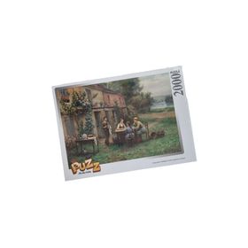 Keskin Color Köy Evinde Kahve 2000 Parça Yapıştırıcı Puzzle