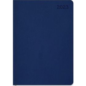 Keskin Color KRNST05047 2023 Yılı 16x24 cm Lacivert Günlük Çizgili Termo Deri Ajanda