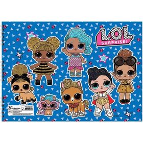 Keskin Color L.O.L 25x35 cm 15 Yaprak 110 gr 4'lü Spiralli Resim Defteri