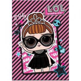 Keskin Color L.O.L. A5 40 Yaprak Kareli Hologram Kaplamalı Defter
