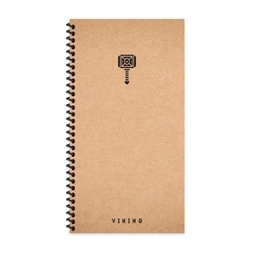 Keskin Color La Plume Viking Spiralli Çekiç Sert Kapak 80 Yaprak 10x19 cm Çizgisiz Defter